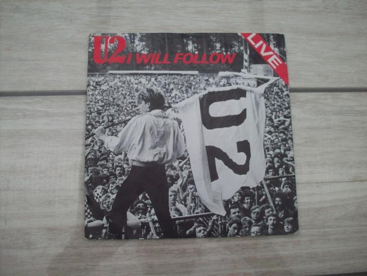 vinyl singel u2, Cd's en Dvd's, Vinyl | Rock, Zo goed als nieuw, Overige formaten, Ophalen of Verzenden