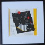 CHRISTIAN SILVAIN / OISEAU / ZEEFDRUK / 50x49cm / KADER SIG, Ophalen of Verzenden