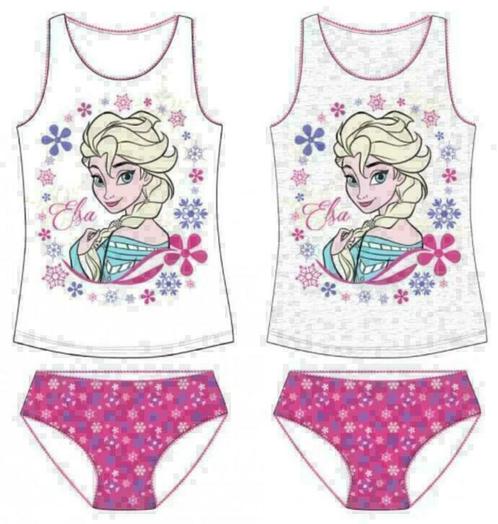 Disney Frozen Ondergoed (2 sets) Elsa -  Maat 128/134, Kinderen en Baby's, Kinderkleding | Maat 128, Nieuw, Meisje, Nacht- of Onderkleding