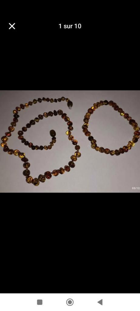 Natuurlijke amberset uit Litouwen, Handtassen en Accessoires, Kettingen, Nieuw, Ophalen of Verzenden