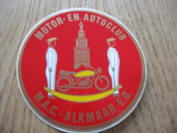 Vintage Sticker Motor en Autoclub  beschikbaar voor biedingen