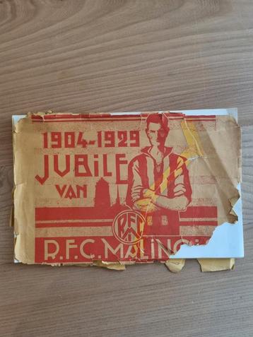 RFC Malinois 25 jaar ( boekje uit 1929 ) beschikbaar voor biedingen