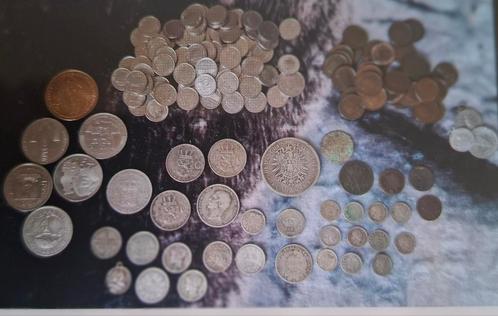 partij oude munten vanaf  1700+ met veel zilver, Postzegels en Munten, Munten | Europa | Euromunten, Duitsland, Zilver, Ophalen of Verzenden