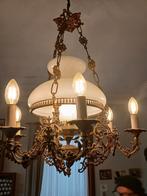Bronze luster, Huis en Inrichting, Lampen | Kroonluchters, Ophalen, Zo goed als nieuw