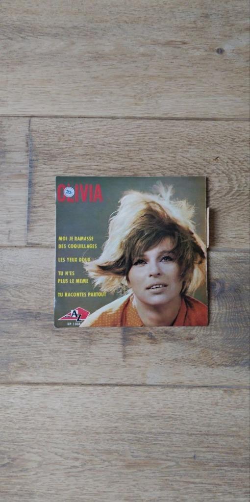 Olivia moi je ramasse des coquillages Vinyl 45 7 rare ep1966, Cd's en Dvd's, Vinyl Singles, Gebruikt, EP, Pop, 7 inch, Ophalen of Verzenden
