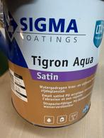 Sigma tigron satijn donkergrijze lak 2,5liter, Hobby & Loisirs créatifs, Peinture, Enlèvement ou Envoi, Neuf, Peinture acrylique