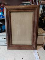 Houten kader met glas, Huis en Inrichting, Woonaccessoires | Lijsten, Ophalen, Gebruikt, 50 tot 75 cm, 50 tot 75 cm