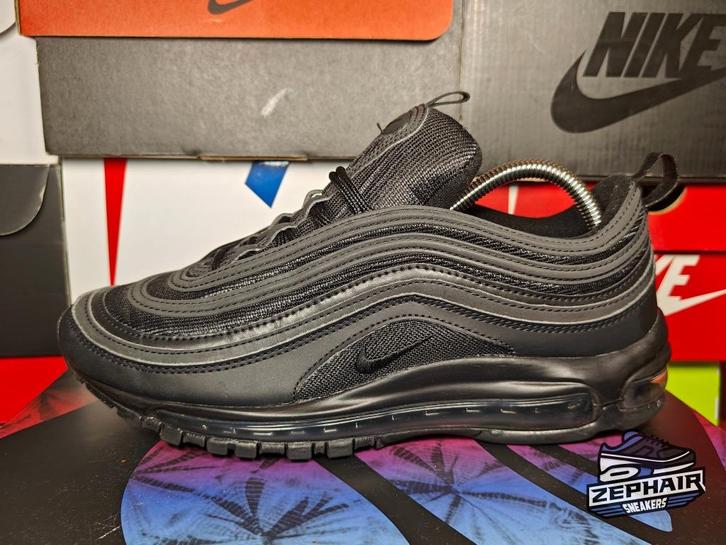 Nike Air Max 97 'Triple Black' EU44 2021, Kleding | Heren, Schoenen, Gedragen, Sneakers, Zwart, Ophalen of Verzenden