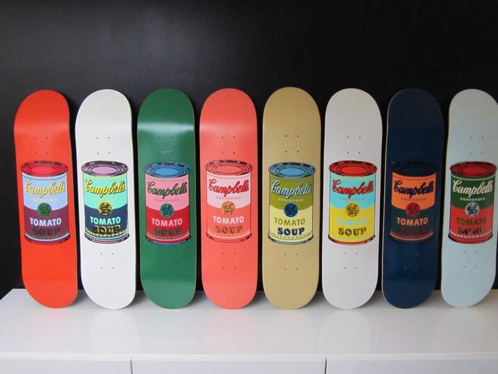 Andy Warhol - Pop Art - skateroom art skateboards - MINT !, Sports & Fitness, Skateboard, Comme neuf, Skateboard, Enlèvement ou Envoi