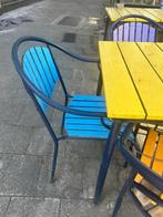 Kleurrijke Metalen Stoelen per stuk of in partij /Colorful M, Ophalen, Overige kleuren, Zo goed als nieuw, Vijf, Zes of meer stoelen