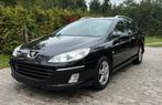 Peugeot 407 SW 1.6 HDI / 220.791 km, Auto's, Peugeot, Voorwielaandrijving, Stof, 140 g/km, Zwart