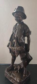 Zeer mooi bronzen beeld 52 cm hoog get.Moruae mooi patina, Antiek en Kunst, Kunst | Beelden en Houtsnijwerken, Ophalen of Verzenden