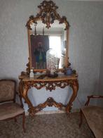 Unieke Spiegel te koop. Louis XV Spiegel + Console, Ophalen