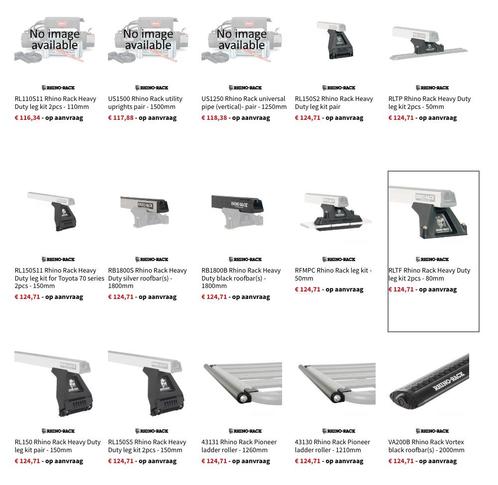 Rhino Rack Producten Roof rack Reserve onderdelen Spare Part, Auto diversen, Dakdragers, Nieuw, Verzenden