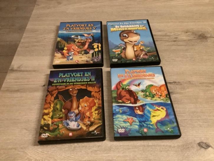 Platvoet en zijn vriendjes verschillende DVD'S, Cd's en Dvd's, Dvd's | Tekenfilms en Animatie, Zo goed als nieuw, Europees, Tekenfilm