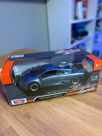 MotorMax Lamborghini Diablo GT Grijs 1/18, Ophalen, Zo goed als nieuw, Auto, Motormax