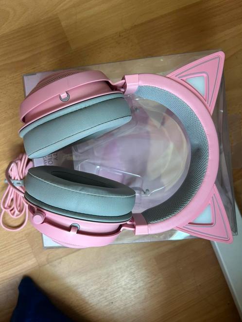 Razer Kraken Kitty, Audio, Tv en Foto, Hoofdtelefoons, Zo goed als nieuw, Op oor (supra aural), Overige merken, Ophalen of Verzenden