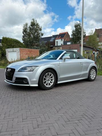Audi TT Roadster S-Line, Autos, Cuir, Boîte manuelle, Noir, 2 portes