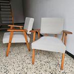 Paar vintage fauteuils, Huis en Inrichting, Fauteuils, Gebruikt, Ophalen of Verzenden
