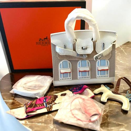 Birkin 25 Fauborg, Handtassen en Accessoires, Tassen | Damestassen, Nieuw, Handtas, Overige kleuren, Verzenden