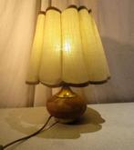 Leuke Retro Metalen Tafellamp met Kap - 39cm, Ophalen of Verzenden, Huis en Inrichting