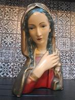Antiek handgeschilderd 20ste eeuws buste van de MaagdMaria, Antiek en Kunst, Ophalen
