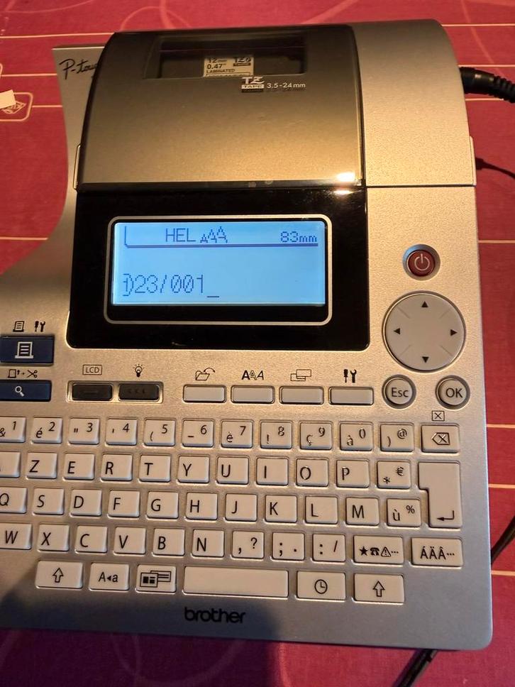 Brother p touch labelprinter. 1x gebruikt., Computers en Software, Labelprinters, Zo goed als nieuw, Ophalen