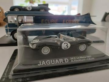 Jaguar D type 1957 winner 24 H. Le Mans. team Ecurie Ecosse.