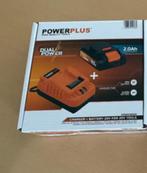 PowerPlus Dual Power BATTERIJ +LADER, Doe-het-zelf en Bouw, Ophalen of Verzenden, Nieuw