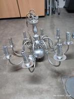 Beau lustre à 8 branches nickel, Ophalen, Zo goed als nieuw