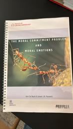 The Moral Commitment Problem and Moral Emotions, Boeken, Ophalen of Verzenden, Zo goed als nieuw