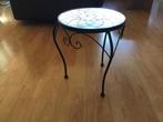 Klein tafeltje, Huis en Inrichting, Ophalen, Minder dan 45 cm, Gebruikt, Metaal of Aluminium