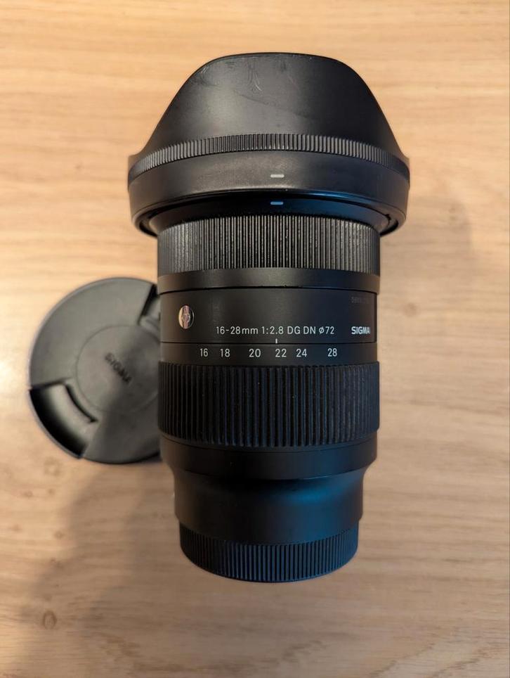 Sigma 16-28mm F2.8 DG DN | Contemporary For Sony, Audio, Tv en Foto, Foto | Lenzen en Objectieven, Zo goed als nieuw, Groothoeklens
