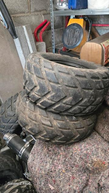 4 pneus + jantes pour quad ️ beschikbaar voor biedingen