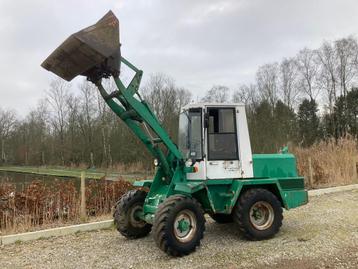 Wiellader Schaeff inclusief bak en paletvorken, Zakelijke goederen, Ophalen, Wiellader of Shovel
