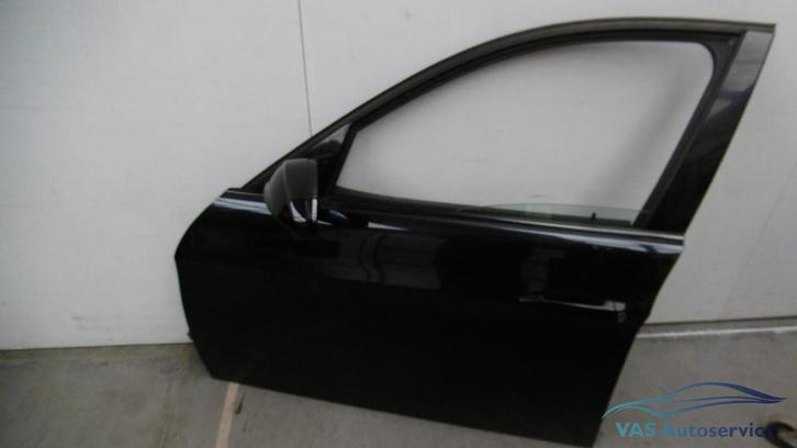 Portier BMW 3-serie E90  - E91  linksvoor carbonzwartmetalli, Auto-onderdelen, Carrosserie, Deur, BMW, Gebruikt, Ophalen of Verzenden