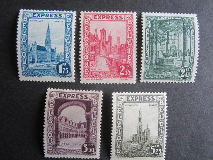 Timbres Belgique - N292C à 292G (x) - 12,50Eur, Timbres & Monnaies, Timbres | Europe | Belgique, Non oblitéré, Timbre-poste, Autre