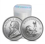 Krugerrand 999. fijne zilveren munt, Postzegels en Munten, Edelmetalen en Baren, Zilver