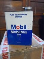 Oude lege oliekannen mobil mobilmix TT 2t 2-takt, Verzamelen, Merken en Reclamevoorwerpen, Verzenden, Gebruikt, Overige typen