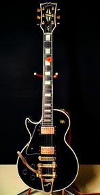 Gibson Les Paul Custom 1981 left handed (bigsby), Ophalen, Zo goed als nieuw, Solid body, Gibson