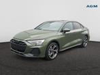 Audi A3 Sedan A3 Sedan 30 TFSI S line S tronic, Auto's, Automaat, Lederen bekleding, Overige carrosserie, Zilver of Grijs