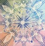 Kunsthandel Gennep - "Mandala Ice Crystal 2020", Antiquités & Art, Art | Peinture | Moderne, Enlèvement ou Envoi