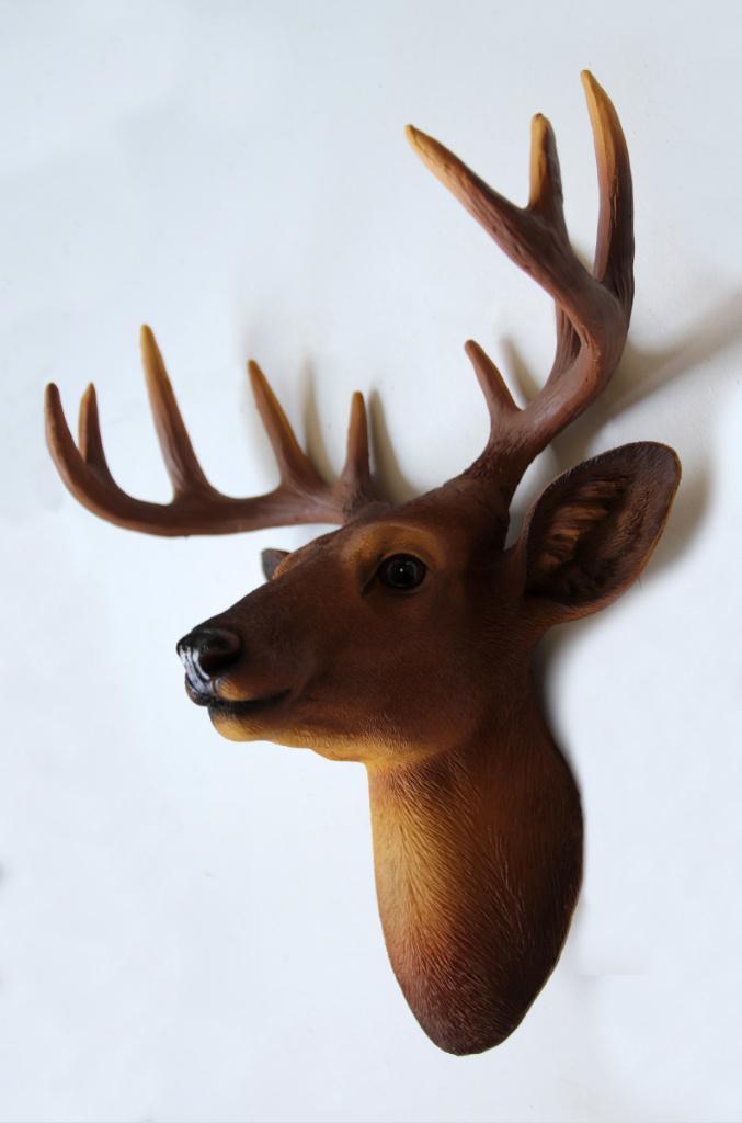 Hertenkop met of zonder schild, Huis en Inrichting, Woonaccessoires | Overige, Nieuw, Ophalen of Verzenden