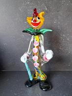 Murano glas - clown met wandelstok, Antiek en Kunst, Ophalen of Verzenden