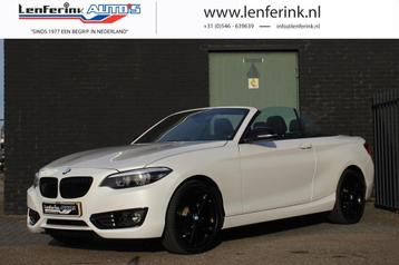 BMW 218 2-serie Cabrio 218d Sportline Navi Sportstoelen Clim disponible aux enchères