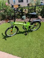Vouwfiets B'TWIN TILT 500 Fluogeel, Fietsen en Brommers, Ophalen, Totaal opvouwbaar, Versnellingen