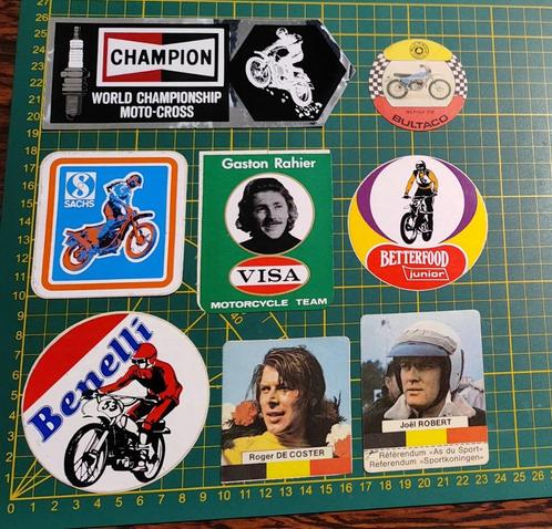 Lot 8x stickers Motorcross, Collections, Autocollants, Enlèvement ou Envoi