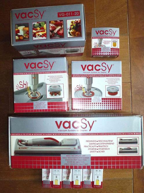 Vacuum verpakker-sealer set VACSY voor in de keuken, Huis en Inrichting, Keuken | Keukenbenodigdheden, Zo goed als nieuw, Ophalen of Verzenden