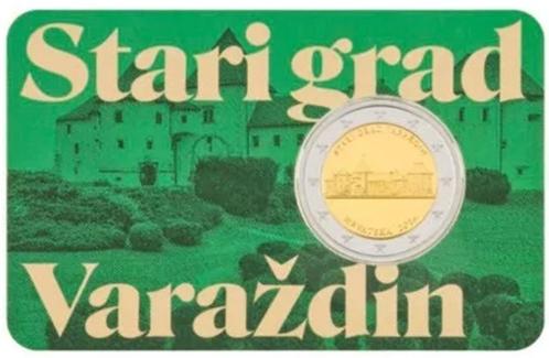 Kroatië 2024 - Varazdin - 2 euro CC - UNC in coincard, Timbres & Monnaies, Monnaies | Europe | Monnaies euro, Série, 2 euros, Enlèvement ou Envoi