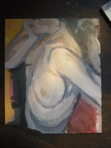 Tableau sur toile Nu Féminin (Erisa Bakalli), Enlèvement ou Envoi